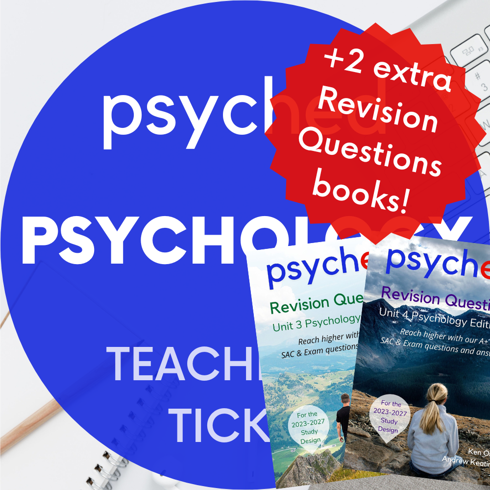Units 3&4 Psychology Exam Revision Lecture 2026: 18th October, 4–7pm
