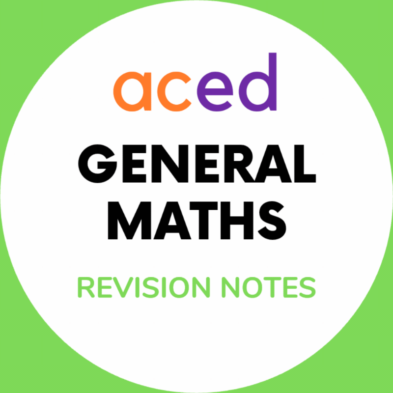 Units 3&4 General Maths Exam Revision Notes 2026